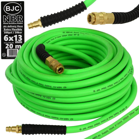 Furtun aer comprimat cauciuc 6x13mm 20m - Bjc tools