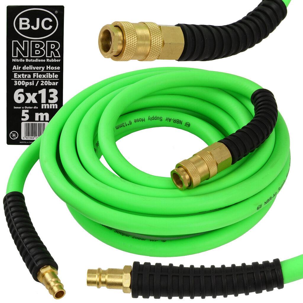 Furtun aer comprimat cauciuc 6x13mm 5m - Bjc tools