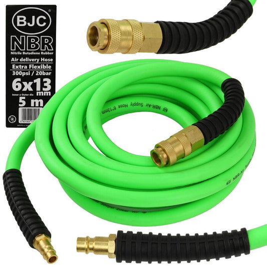 Furtun aer comprimat cauciuc 6x13mm 5m - Bjc tools