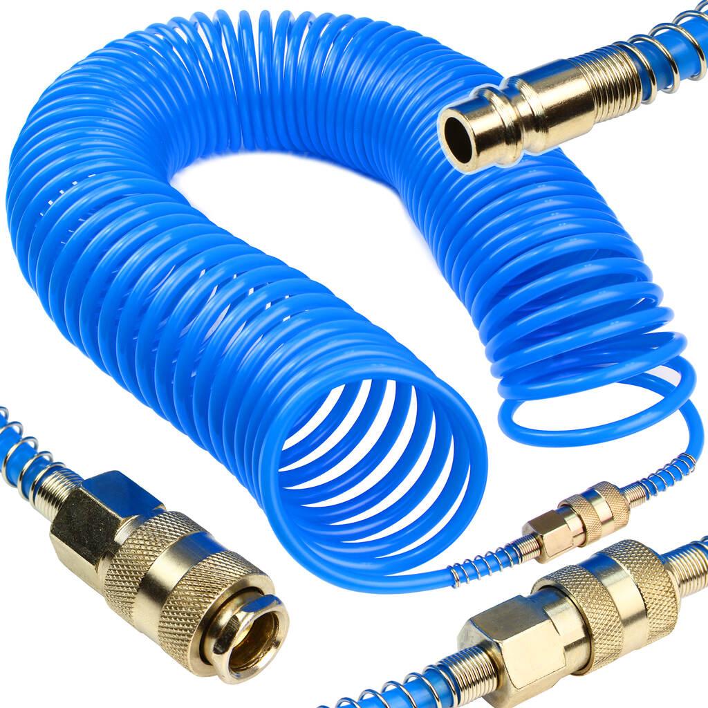 Furtun spiralat aer comprimat 10m PE - Bjc tools