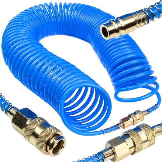 Furtun spiralat aer comprimat 10m PE - Bjc tools