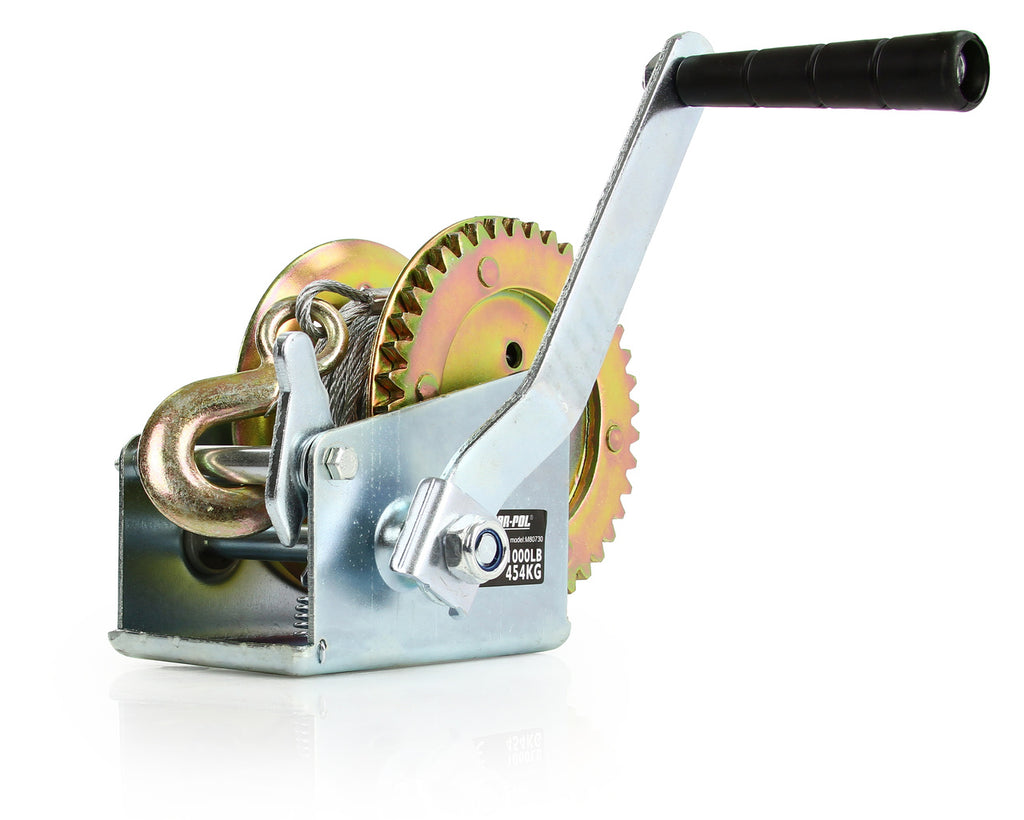 Troliu vinci manual 454 kg 1000 Lbs 450 kg 10 m