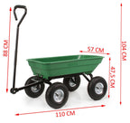 Carucior de gradina sarcina 120 kg.Cărucior pentru grădină basculabil - Bjc tools