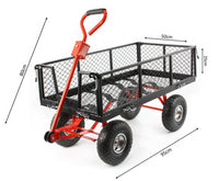 Carucior de gradina metalic 400 kg - Bjc tools