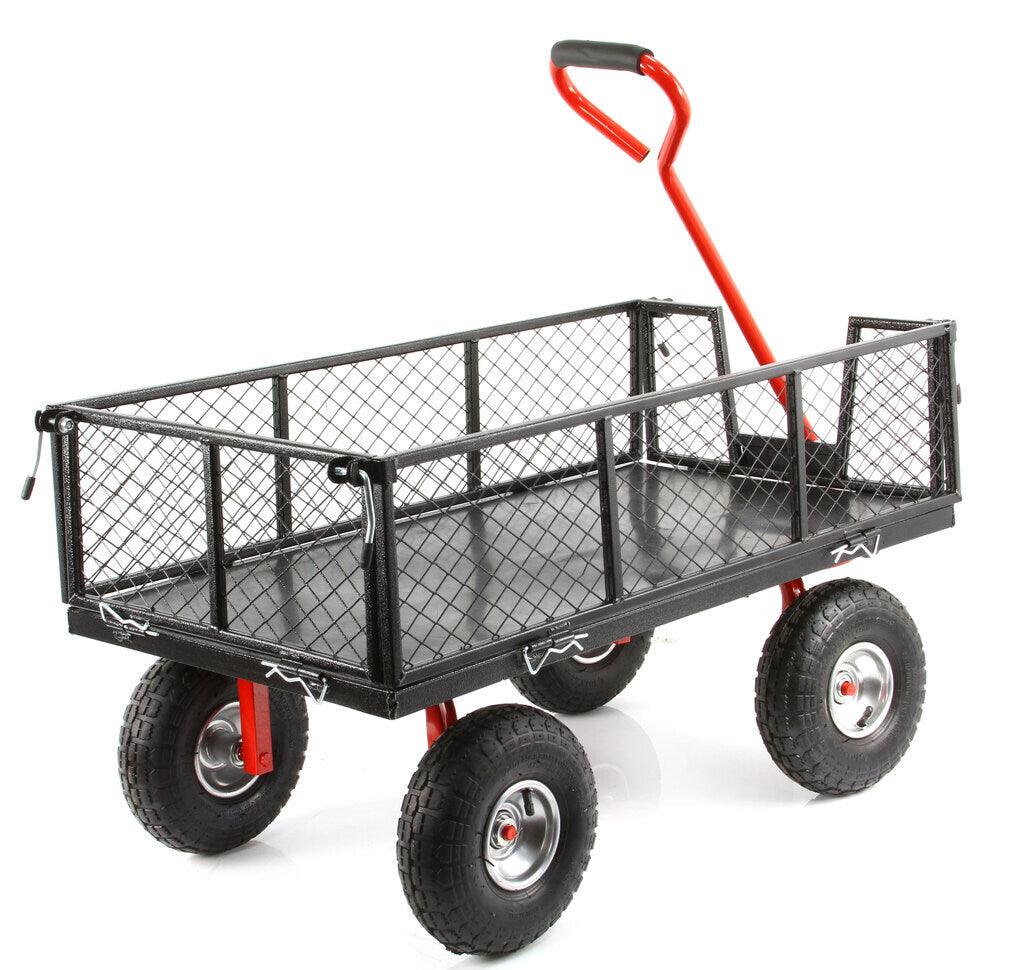 Cărucior de gradina multifunctional 400 Kg, Carut gradina metalic Imagine secundară a produsului