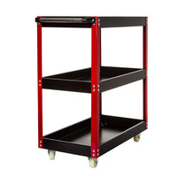 Cărucior metalic cu 3 rafturi 136 kg