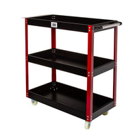 Cărucior metalic cu 3 rafturi 136 kg 