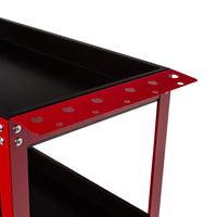 Cărucior metalic cu 3 rafturi 136 kg