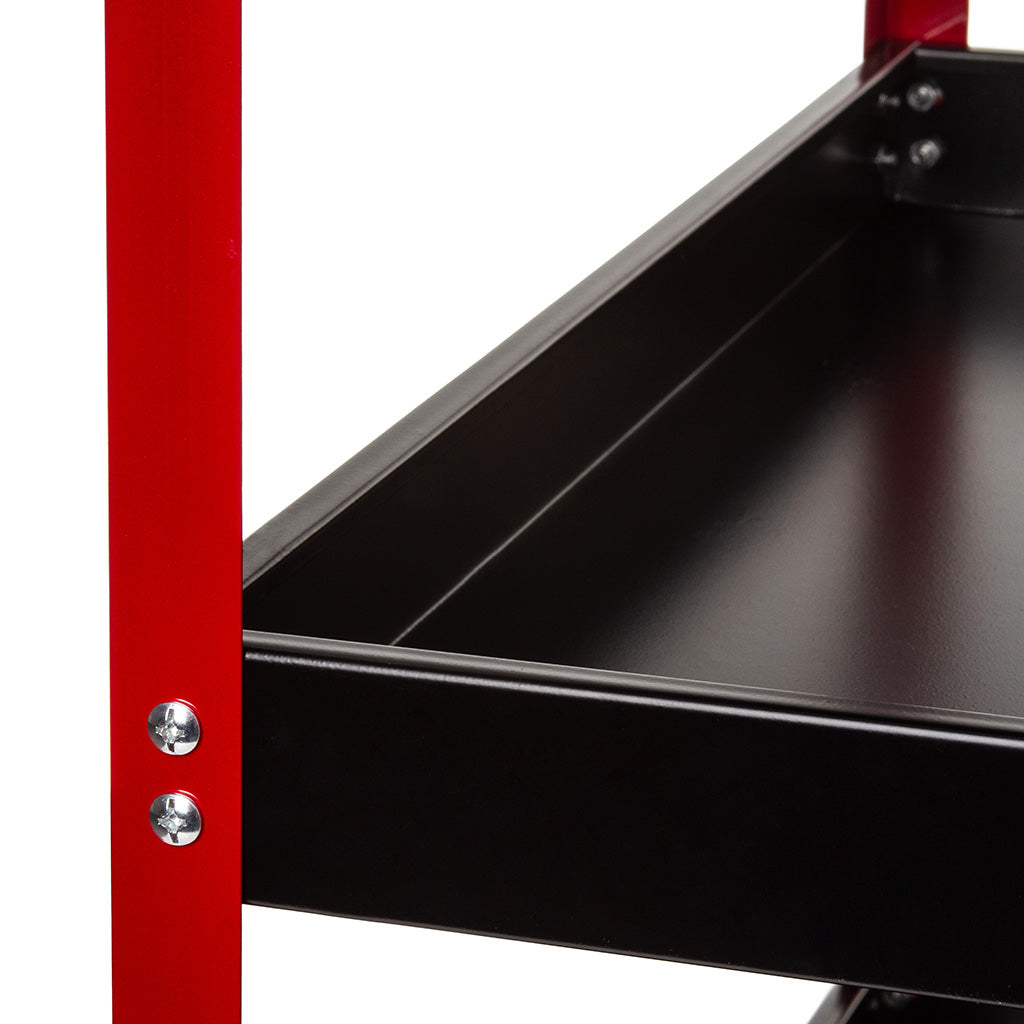 Cărucior metalic cu 3 rafturi 136 kg