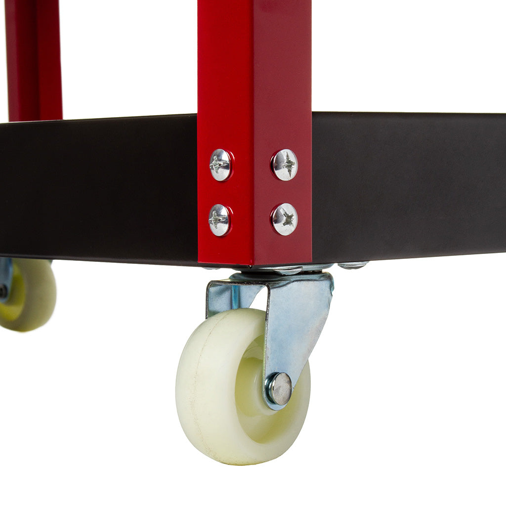 Cărucior metalic cu 3 rafturi 136 kg