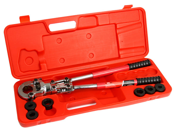 Cleste hidraulic 6t manual pentru sertizat conectori conducte tevi PEX 16-26mm U+TH