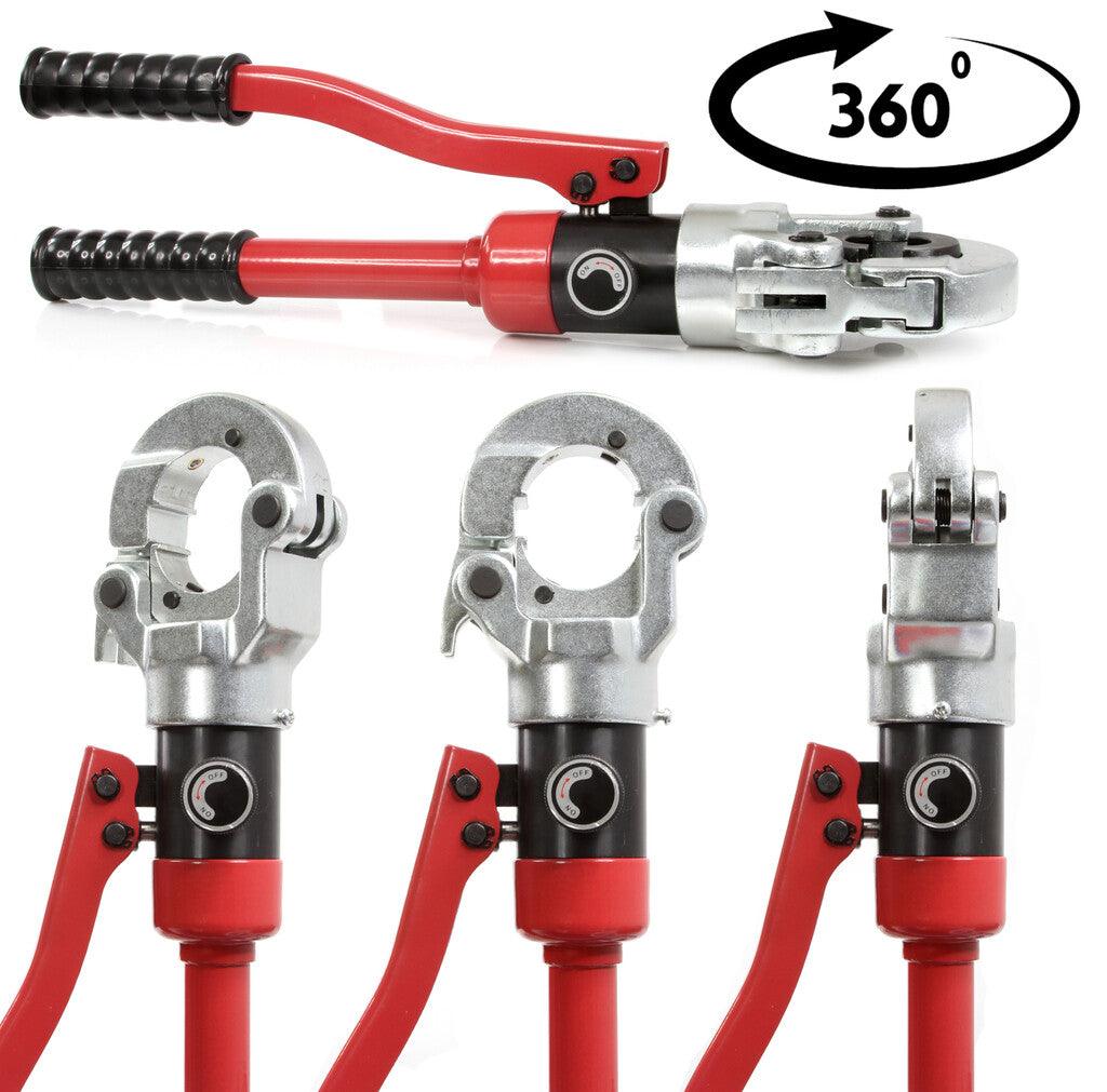 Cleste hidraulic de sertizare 12T 16-32mm,Cleste sertizat hidraulic 12 tone tevi pex U V si TH 16-32mm Profesional - Bjc tools