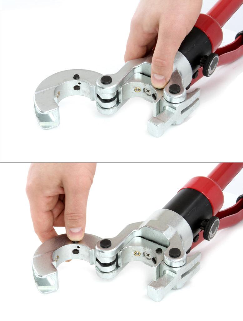 Cleste hidraulic de sertizare 12T 16-32mm,Cleste sertizat hidraulic 12 tone tevi pex U V si TH 16-32mm Profesional - Bjc tools