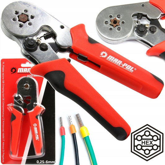 Cleste sertizat papuci electrici 0.25-6mm2 - Bjc tools