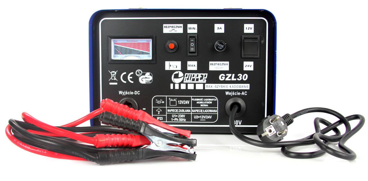 Redresor baterii auto 12/24 v cu functie de încărcare rapida