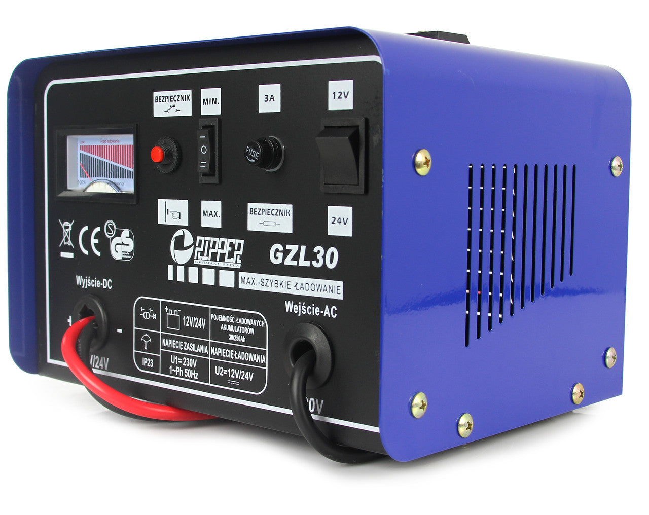 Redresor baterii auto 12/24 v cu functie de încărcare rapida