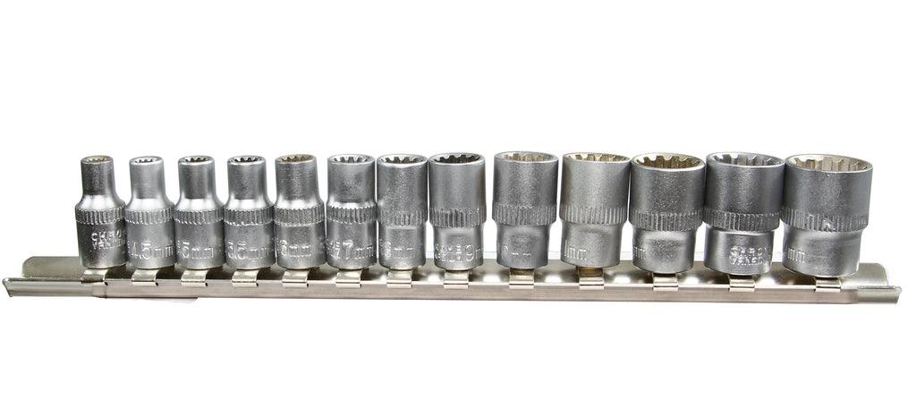Set chei tubulare, 1/4" 13 buc - Bjc tools