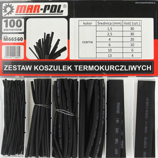 Set tuburi termocontractabile 100 de bucati - Bjc tools