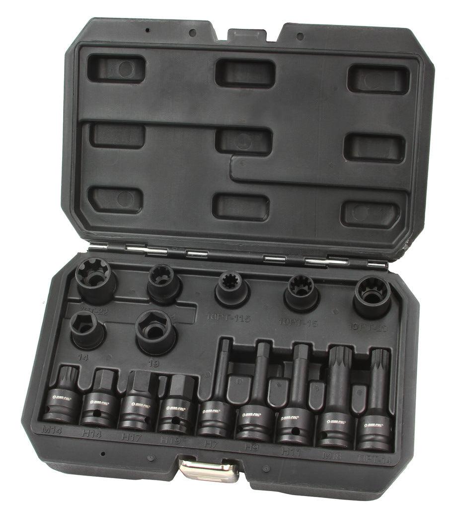 Set tubulare speciale pentru etrier frana 16 piese - Bjc tools