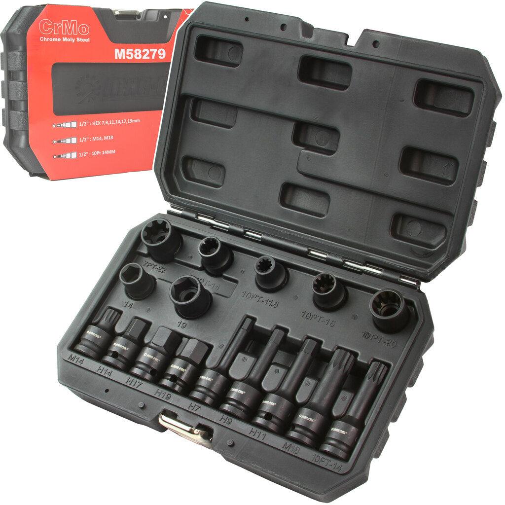 Set tubulare speciale pentru etrier frana 16 piese - Bjc tools