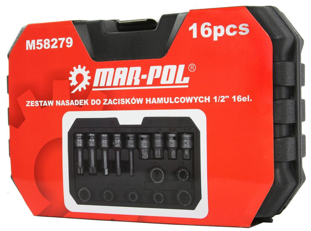 Set tubulare speciale pentru etrier frana 16 piese - Bjc tools