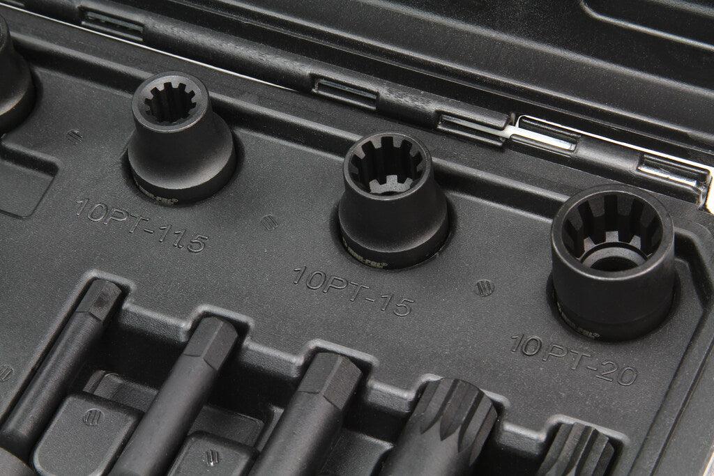 Set tubulare speciale pentru etrier frana 16 piese - Bjc tools