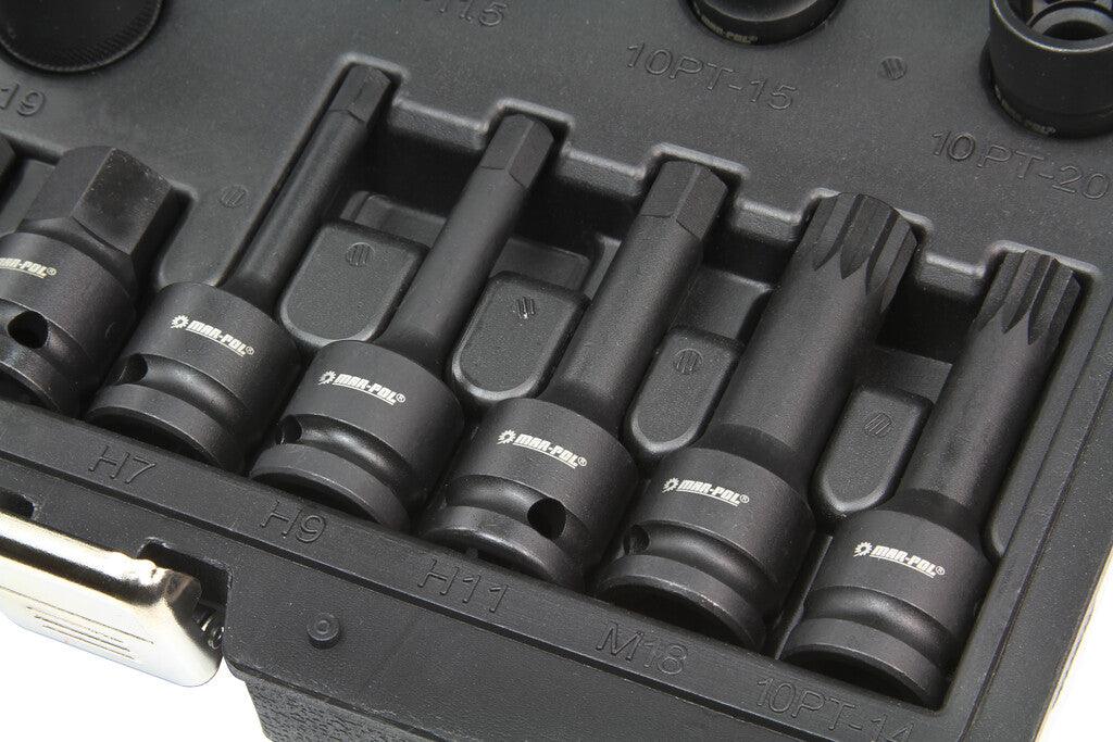 Set tubulare speciale pentru etrier frana 16 piese - Bjc tools