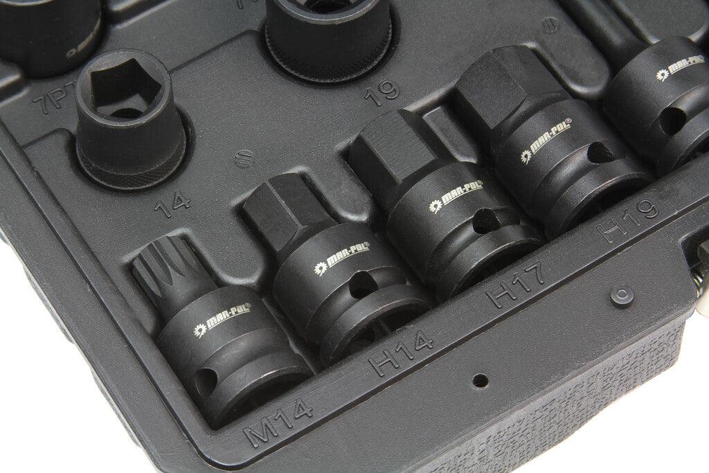 Set tubulare speciale pentru etrier frana 16 piese - Bjc tools