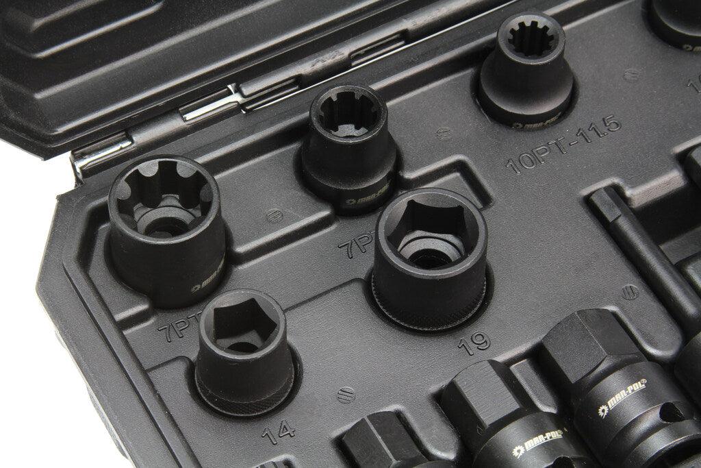 Set tubulare speciale pentru etrier frana 16 piese - Bjc tools