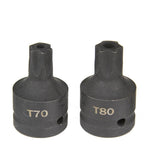 Set Torx / Spline Bit 6 Pcs 3/4 " - Bjc tools