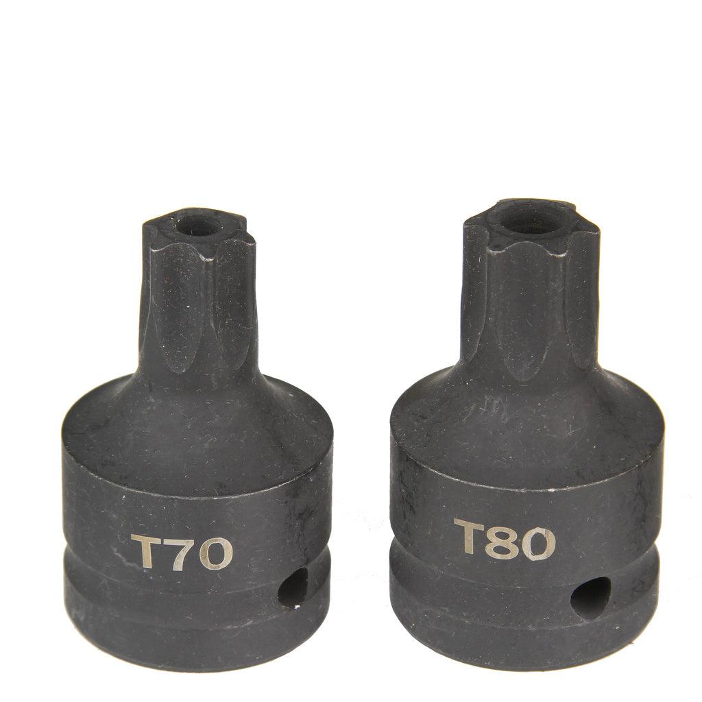 Set Torx / Spline Bit 6 Pcs 3/4 " - Bjc tools