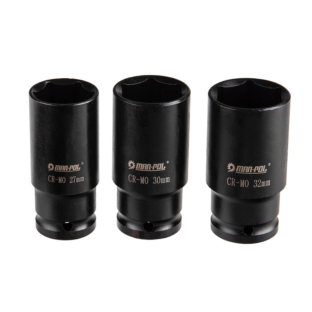SET CHEI TUBULATE DE IMPACT  1/2" 8-32mm 35 buc