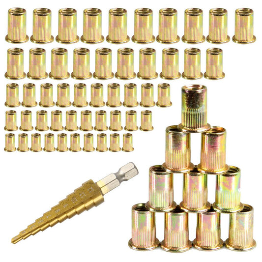 Set piulite nituibile manuale cu accesorii