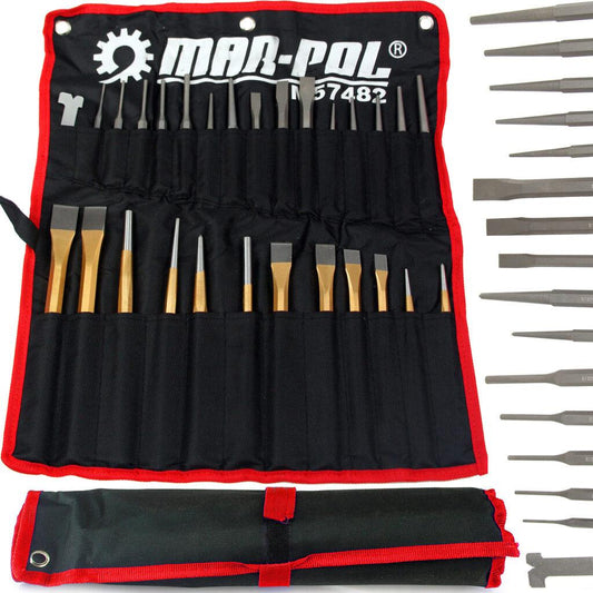 Set de dalti, dornuri si punctatoare 28 piese - Bjc tools
