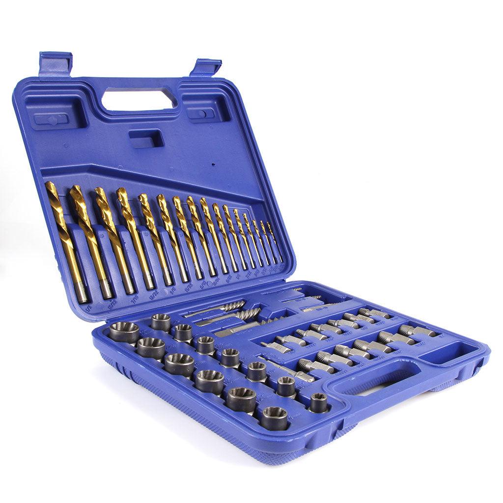 Kit universal pentru șuruburi și piulițe rupte piese 49 piese - Bjc tools