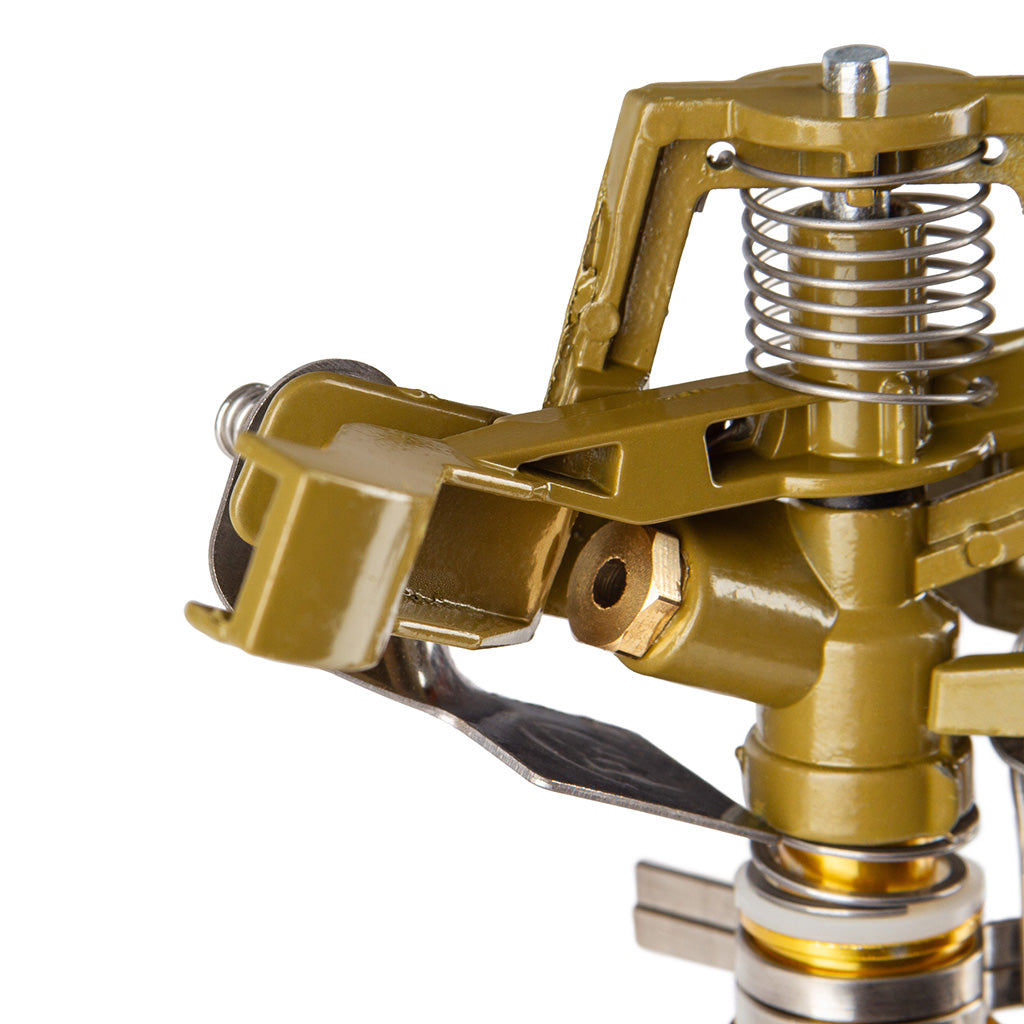 Aspersor cu impuls  360° 1/2",Aspersor apa gradina metalic cu trecere
