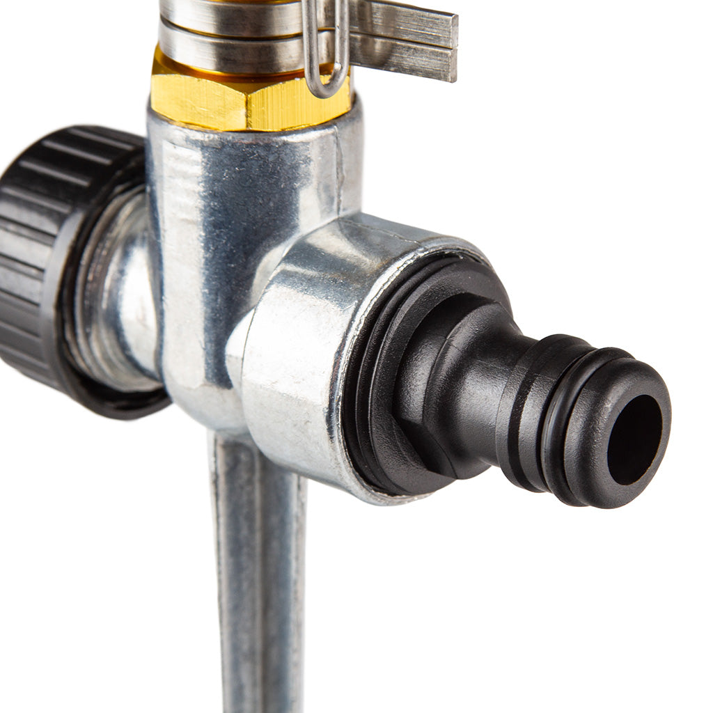 Aspersor cu impuls  360° 1/2",Aspersor apa gradina metalic cu trecere