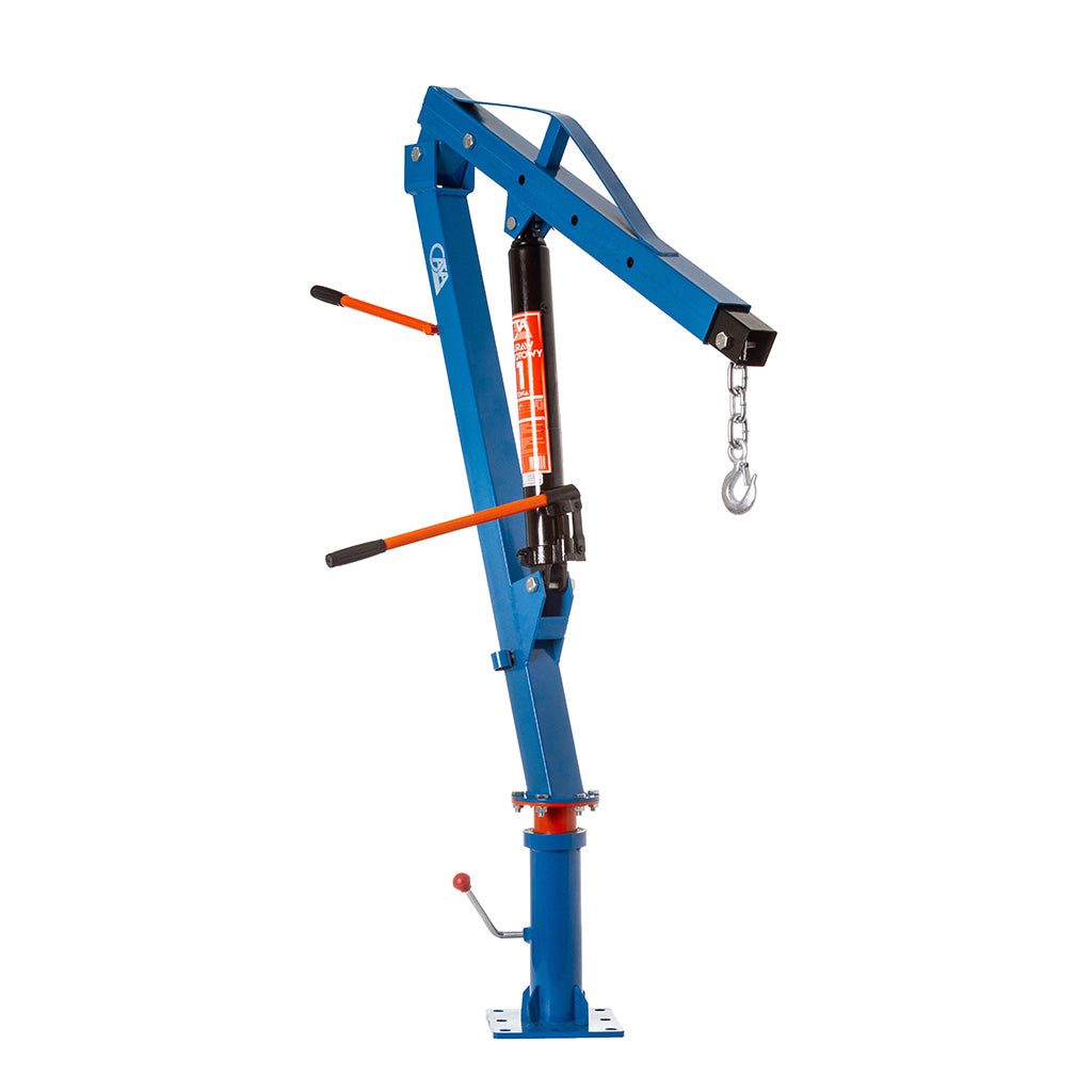 MACARA PIVOTANTĂ/GIRAFA 1 tona, sturdy steel construction, 360° rotation, 1000 kg lifting capacity.