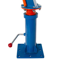 MACARA PIVOTANTĂ/GIRAFA 1 tona - detaliu al construcției robuste și mecanismului de ajustare.